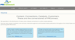 Desktop Screenshot of prconnect.com